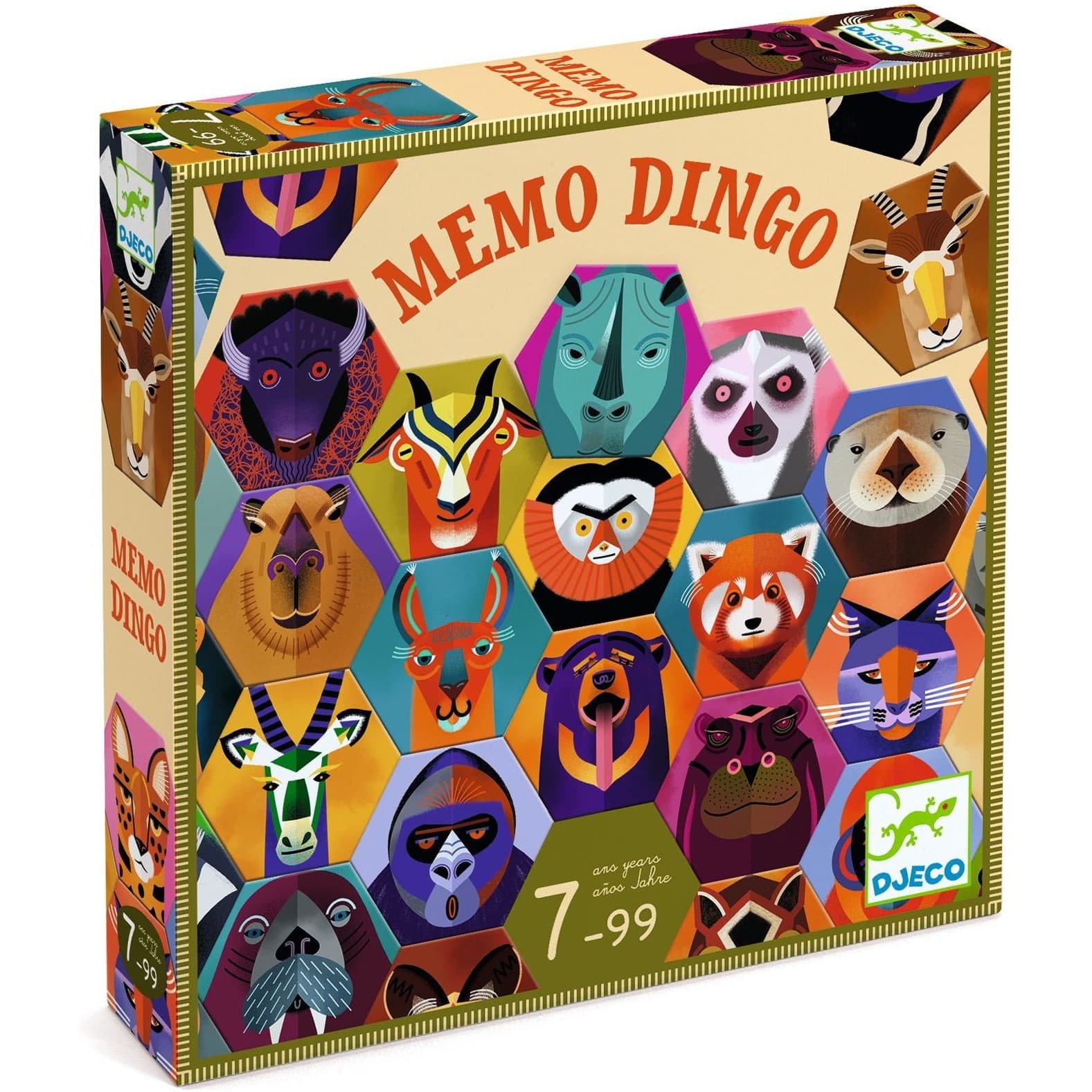 Djeco Jeu de mémoire : Memo Dingo