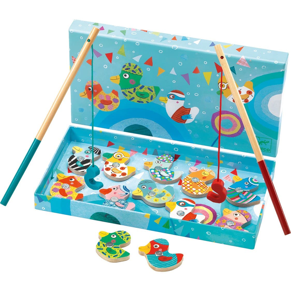 Djeco Jeu de Pêche Aimantée Fishing Duck