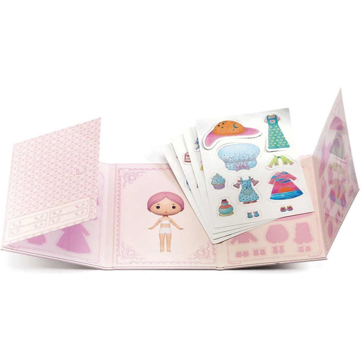 Djeco Miss Lilypink stickers repositionnables Tinyly