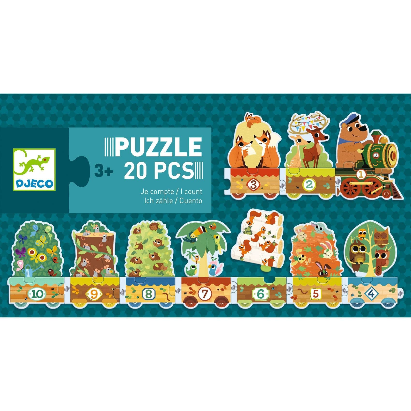 Djeco Puzzle frise Je compte