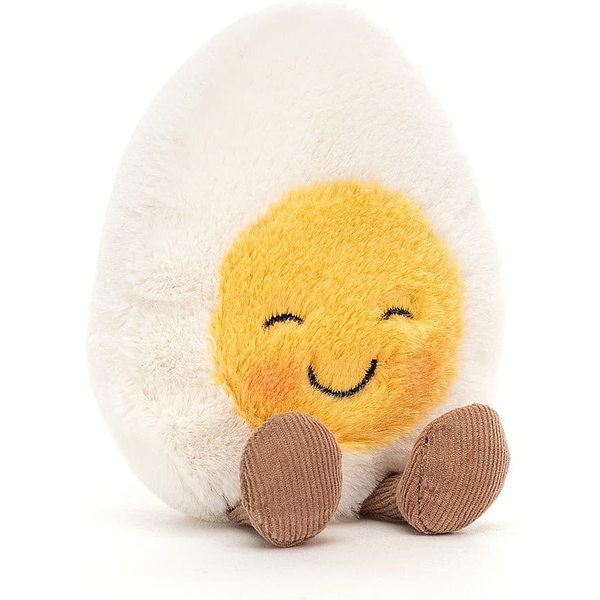 Jellycat Peluche Oeuf Dur qui rougit Amuseable