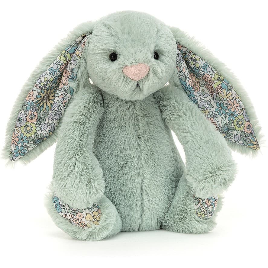 Jellycat Peluche Lapin Sage Blossom Bashful 18 cm