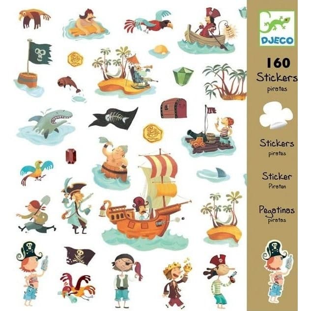 Djeco Stickers Papiers Pirates