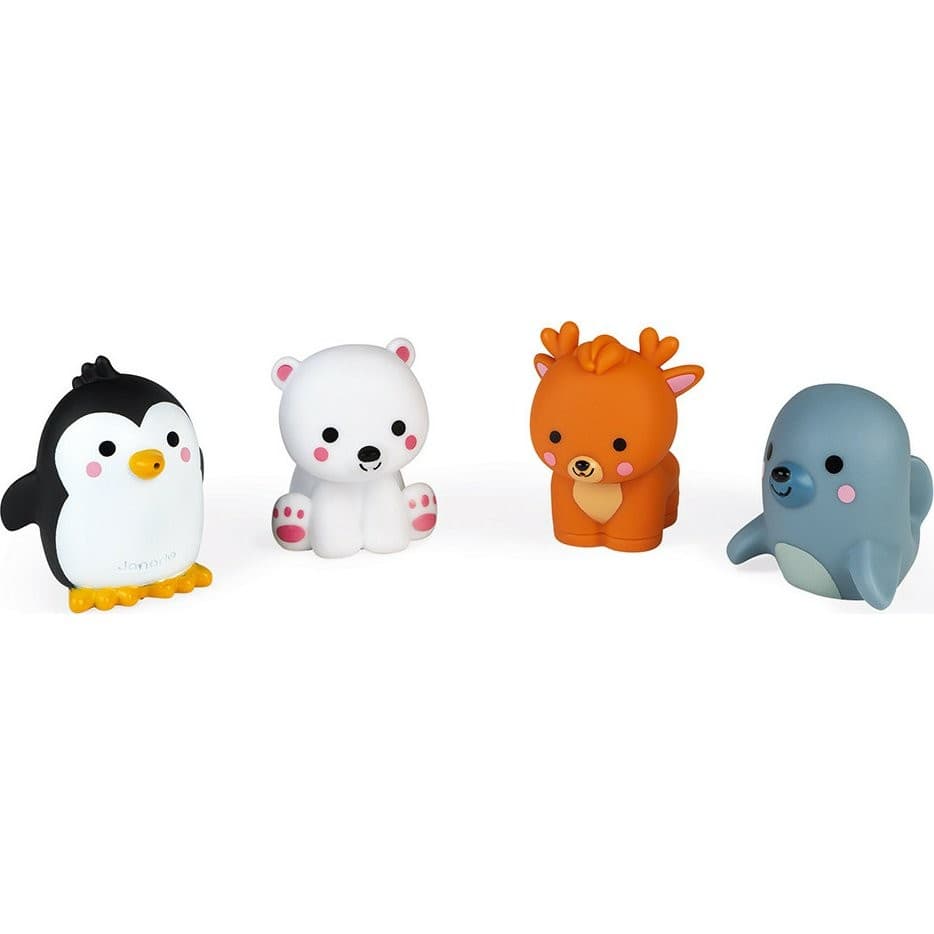 Janod Jouets de bain gicleurs Animaux polaires