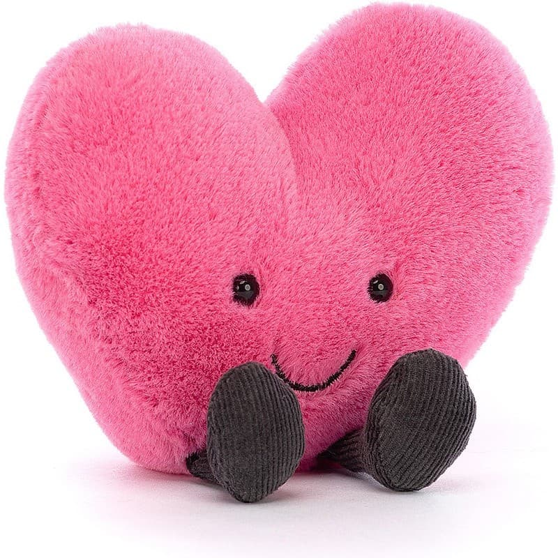 Jellycat Peluche Coeur Rose Amuseable