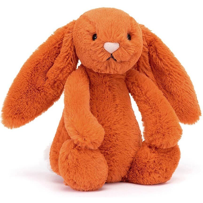 Jellycat Peluche Lapin Tangerine Bashful 18 cm