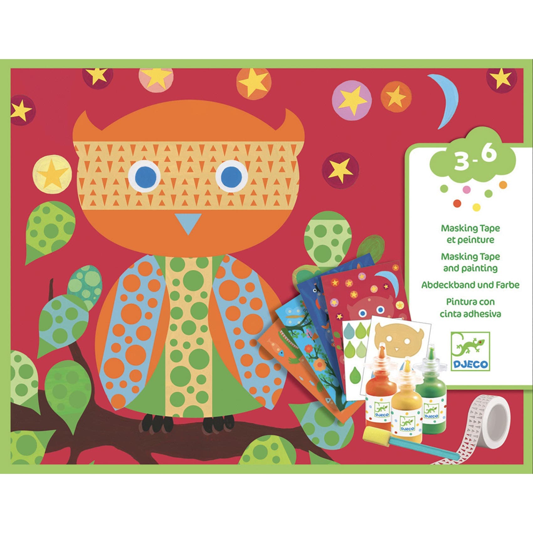Djeco Masking Tape et Peintures : Oh, c'est magique !