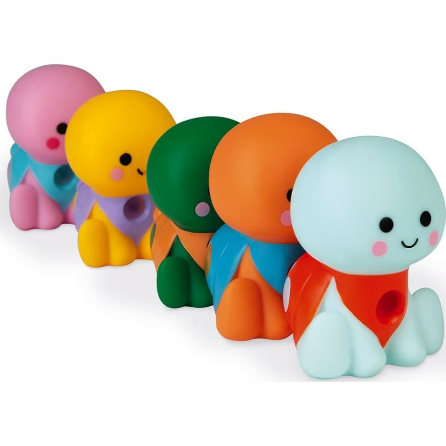 Janod Jouets de bain gicleurs La Famille Tortue