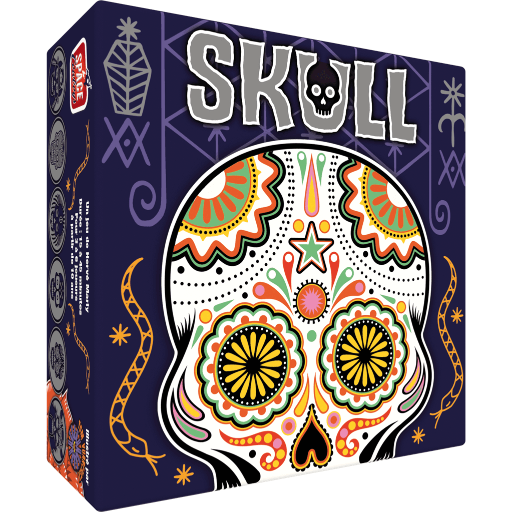 Asmodee Jeu Skull silver