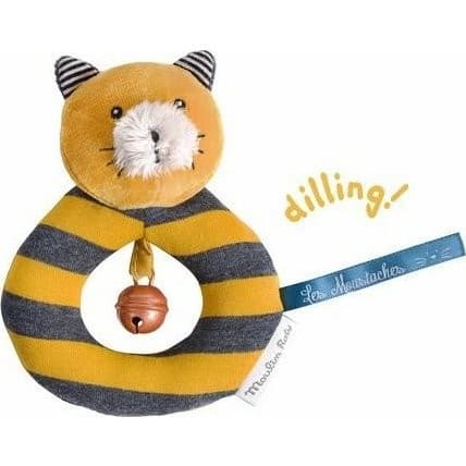 Moulin Roty Anneau hochet chat Lulu Les Moustaches