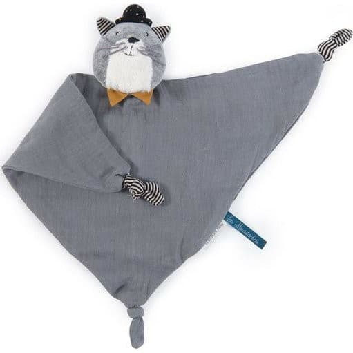 Moulin Roty Doudou lange Fernand Les Moustaches
