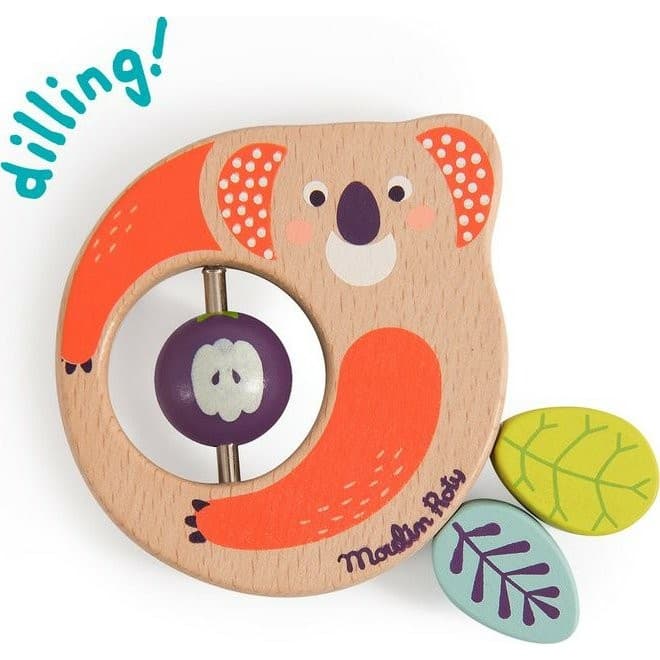 Moulin Roty Hochet en bois toucan Dans la Jungle