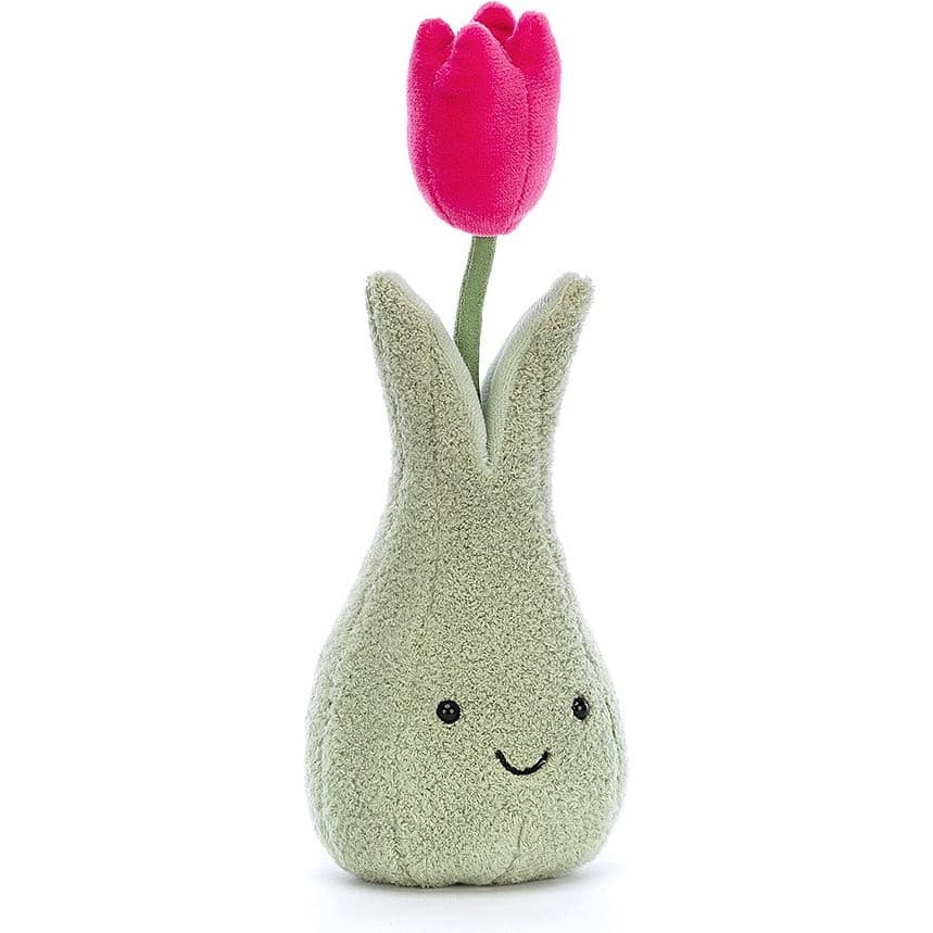 Jellycat Peluche Fleur Rose et Vase