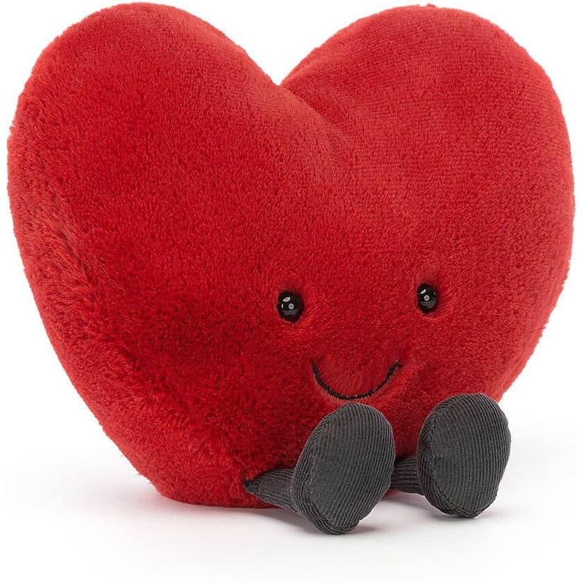 Jellycat Peluche Coeur Rouge Large Amuseable