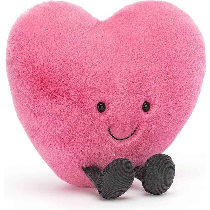 Jellycat Peluche Coeur Rose Amuseable Large