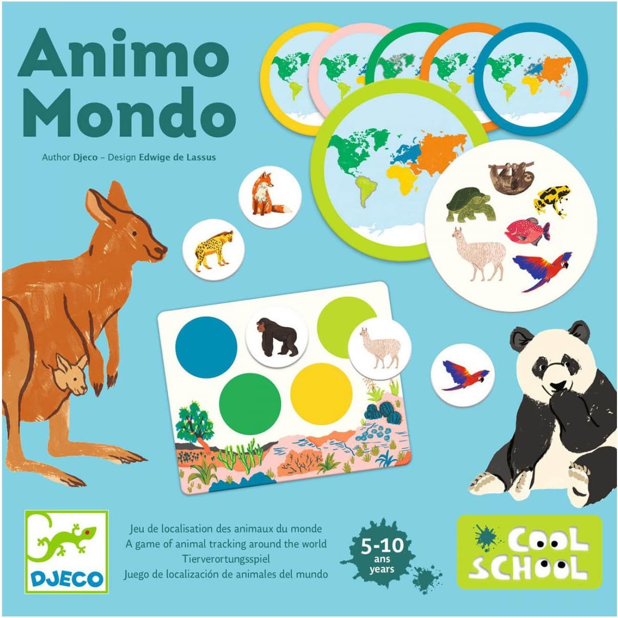 Djeco Jeu Animo Mondo