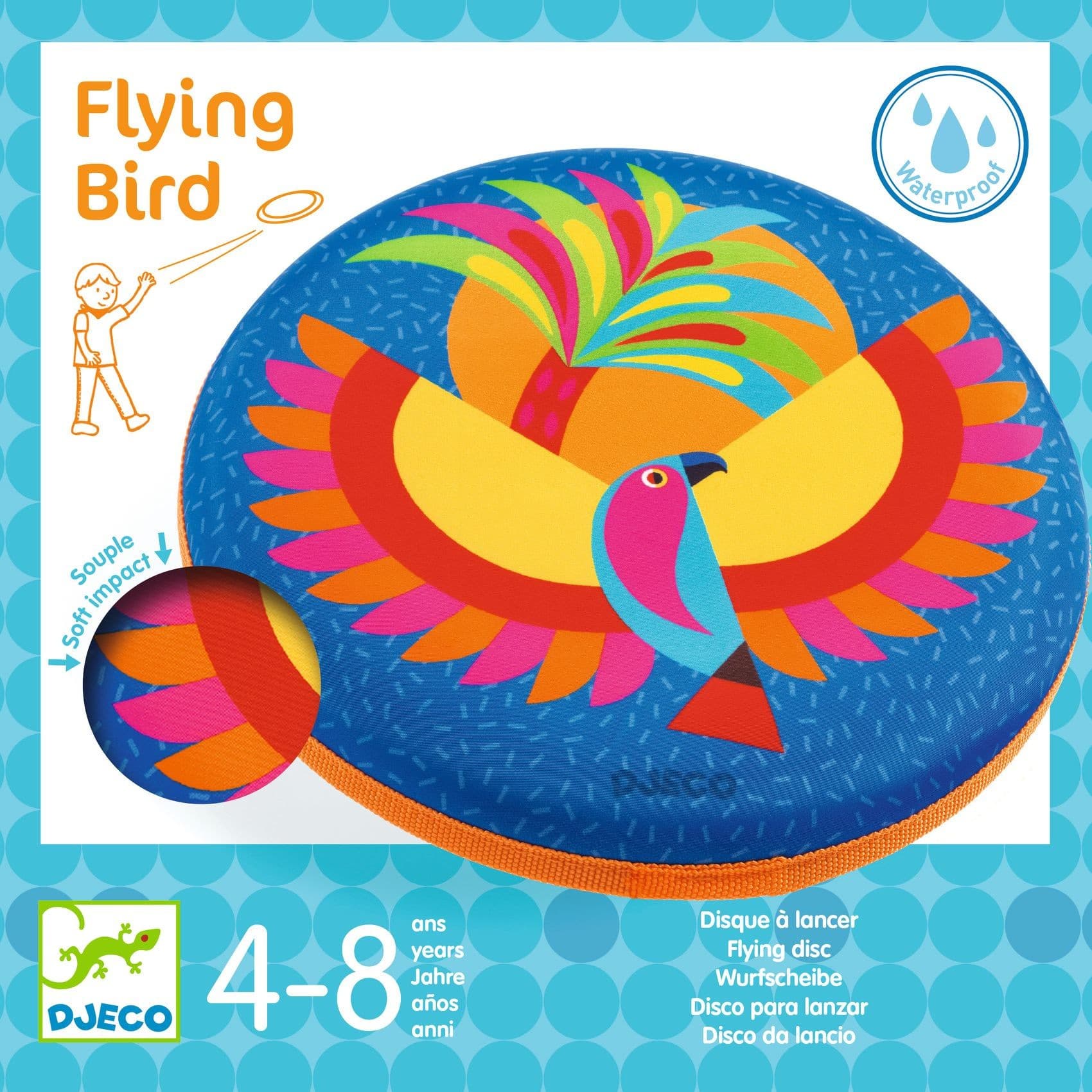 Djeco Disque à lancer Flying Bird
