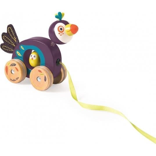 Moulin Roty Jouet à tirer Petit Toucan Dans la Jungle