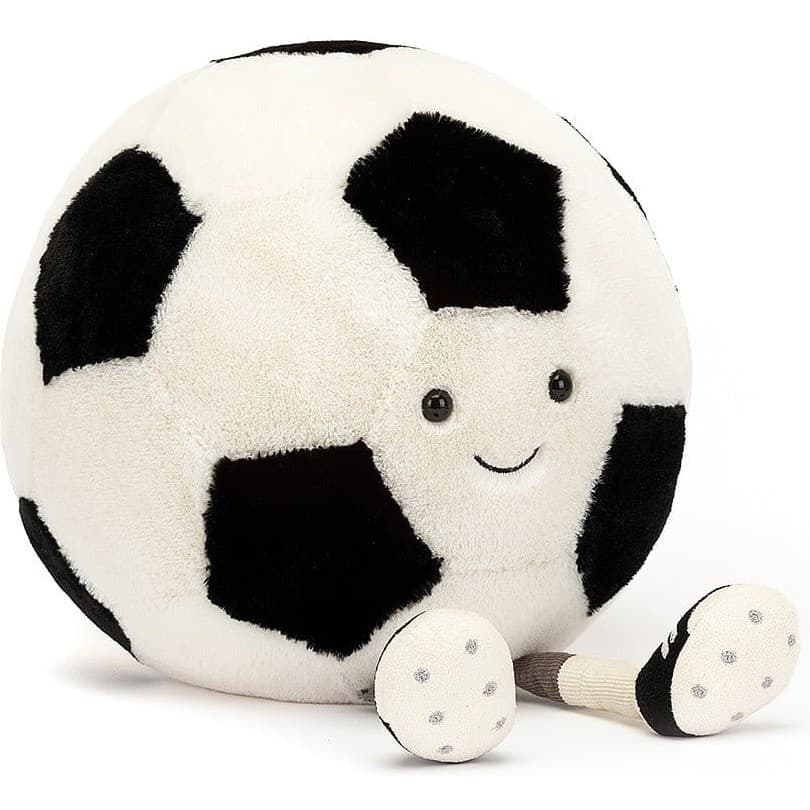 Jellycat Peluche ballon de foot Amuseable Sports