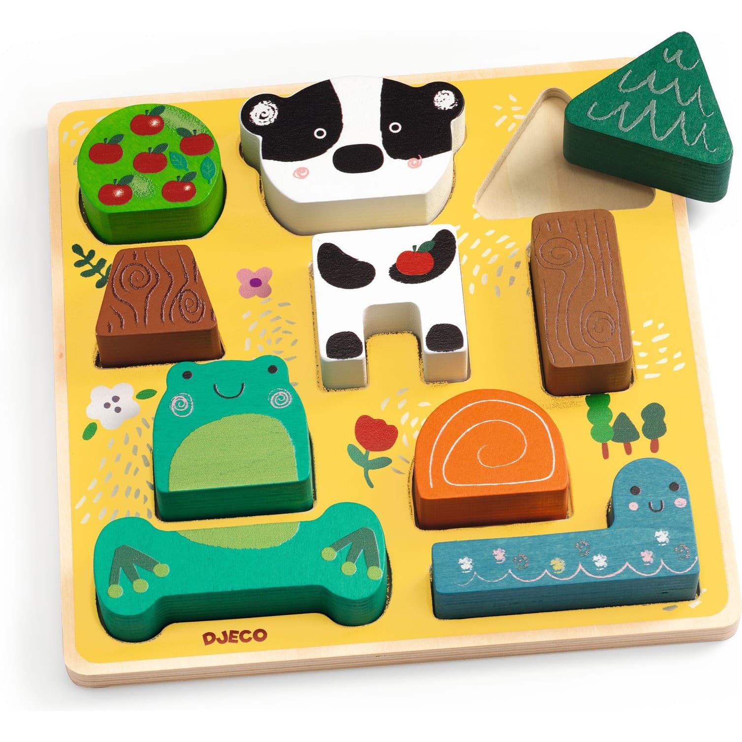 Djeco Puzzles relief Puzz & Match Happy
