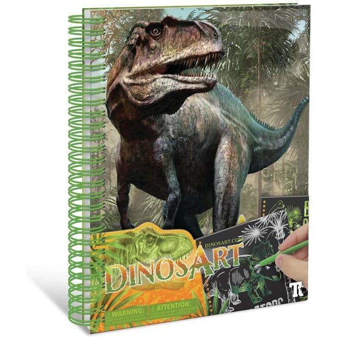 Dinos Art Carnets créatifs Tableaux à gratter