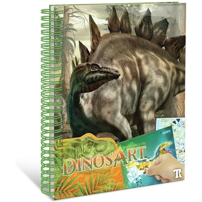 Dinos Art Carnets créatifs Stickers par numéros