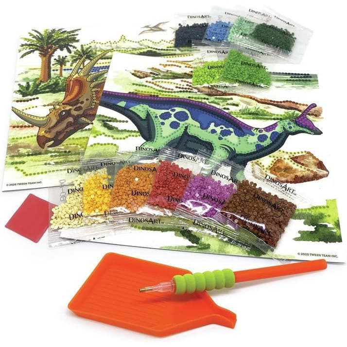 Dinos Art Strass par numéros 