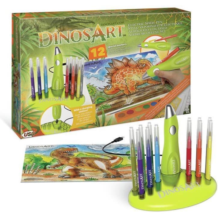 Dinos Art Coffret stylo projeteur éléctrique