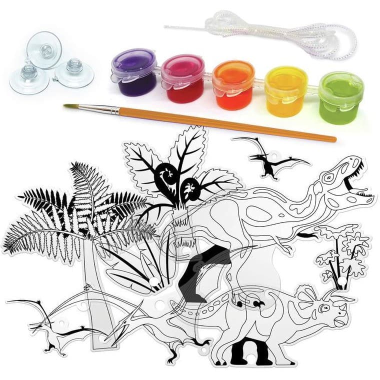 Dinos Art Mobiles pour fenêtre Dinosaure