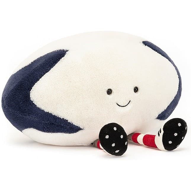 Jellycat Peluche ballon de rugby Amuseable Sports