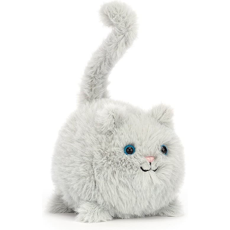 Jellycat Peluche chaton Cuddle Cat Kitten Caboodle Gris