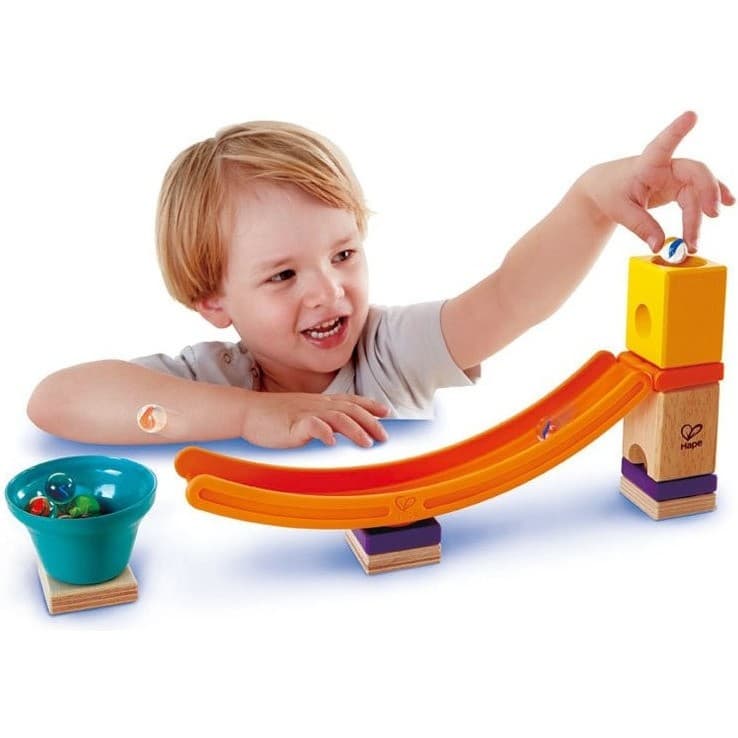 Hape Toys Méga Skatepark pour circuit de billes Quadrilla