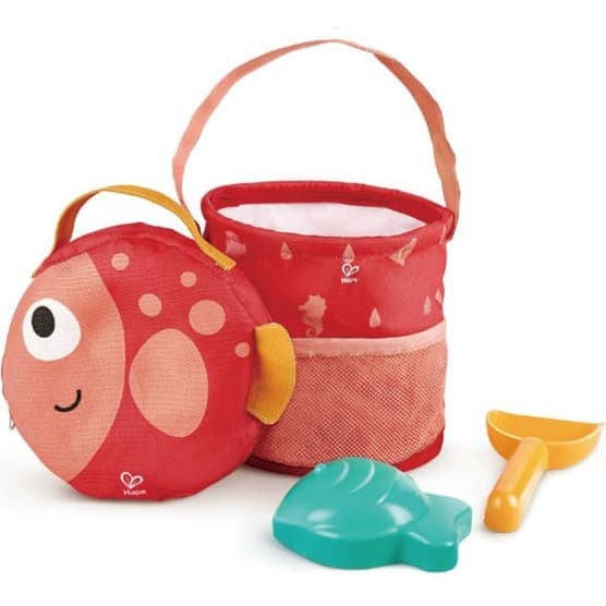 Hape Toys Set de plage pliable poisson rouge
