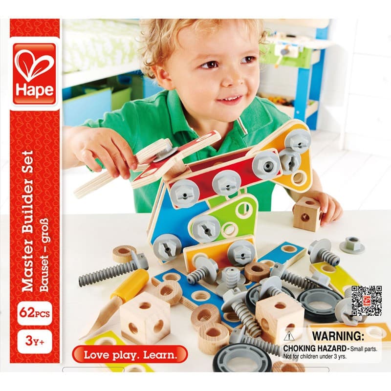Hape Jeu de construction 62 pièces pour expert