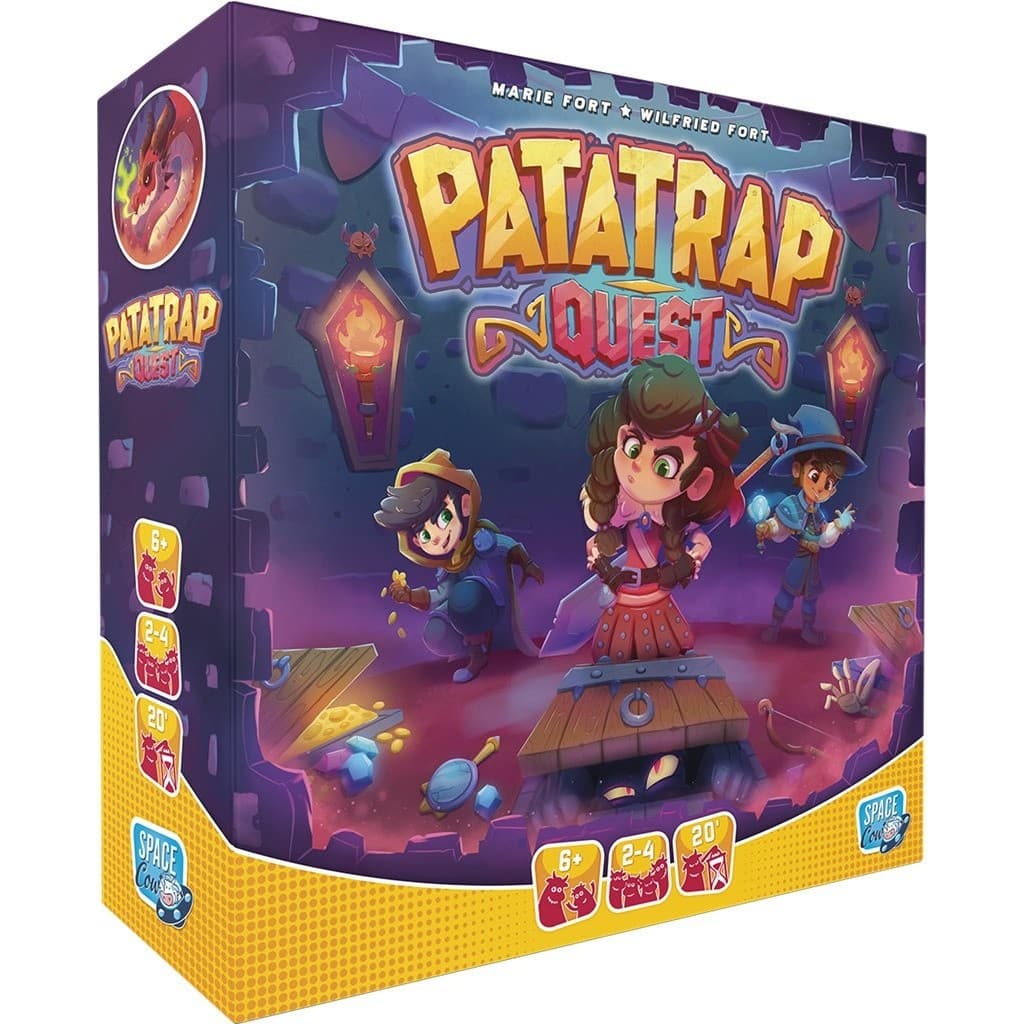 Asmodee Jeu Patatrap quest Space cowboys