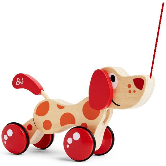 Hape Toys Chien multi pose à tirer Dès 1 an