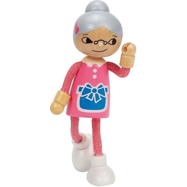 Hape Poupée en bois grandmère 