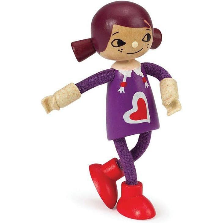 Hape Poupée en bois fille 