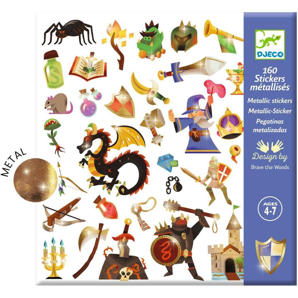 Djeco Stickers Médiéval fantastique