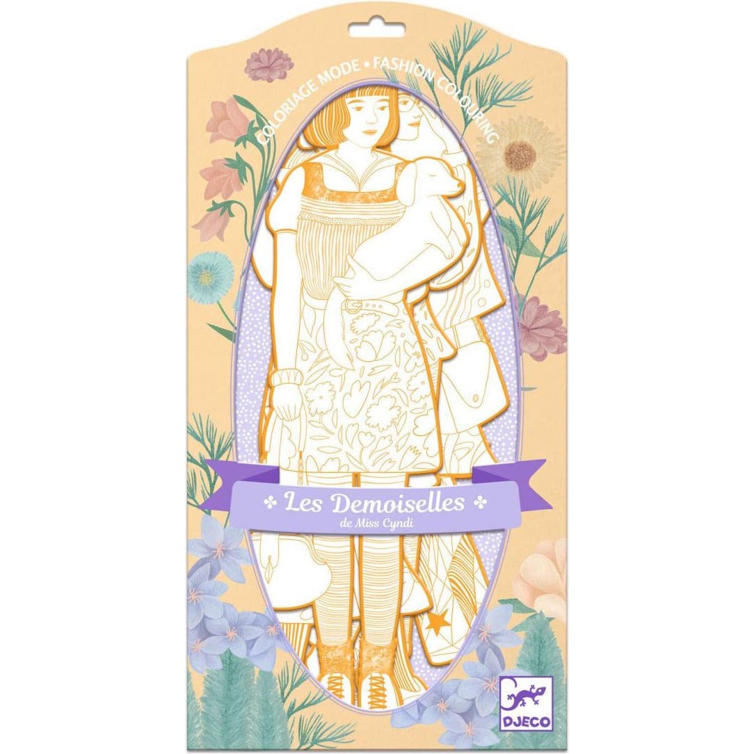 Djeco Coloriage Les Demoiselles Scout et ses amies