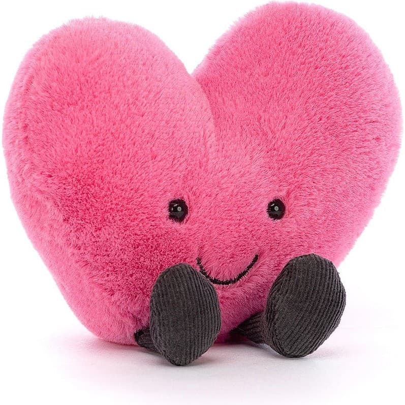 Jellycat Doudou cœur Rose