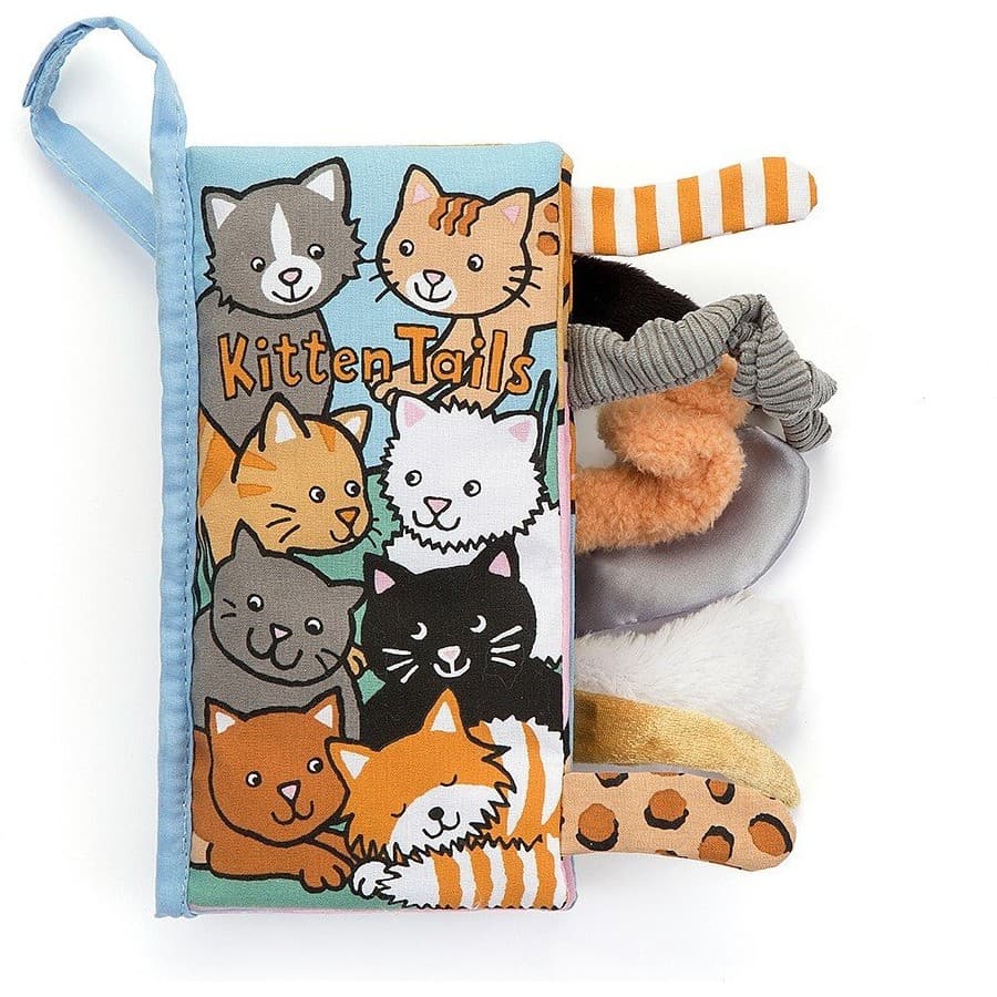 Jellycat Livre Eveil Kitten Tails
