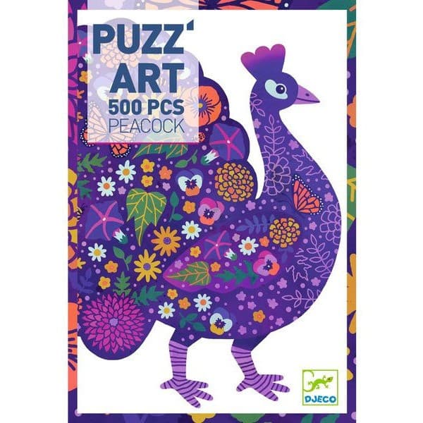 Djeco Peacock Puzz'art 500 pièces
