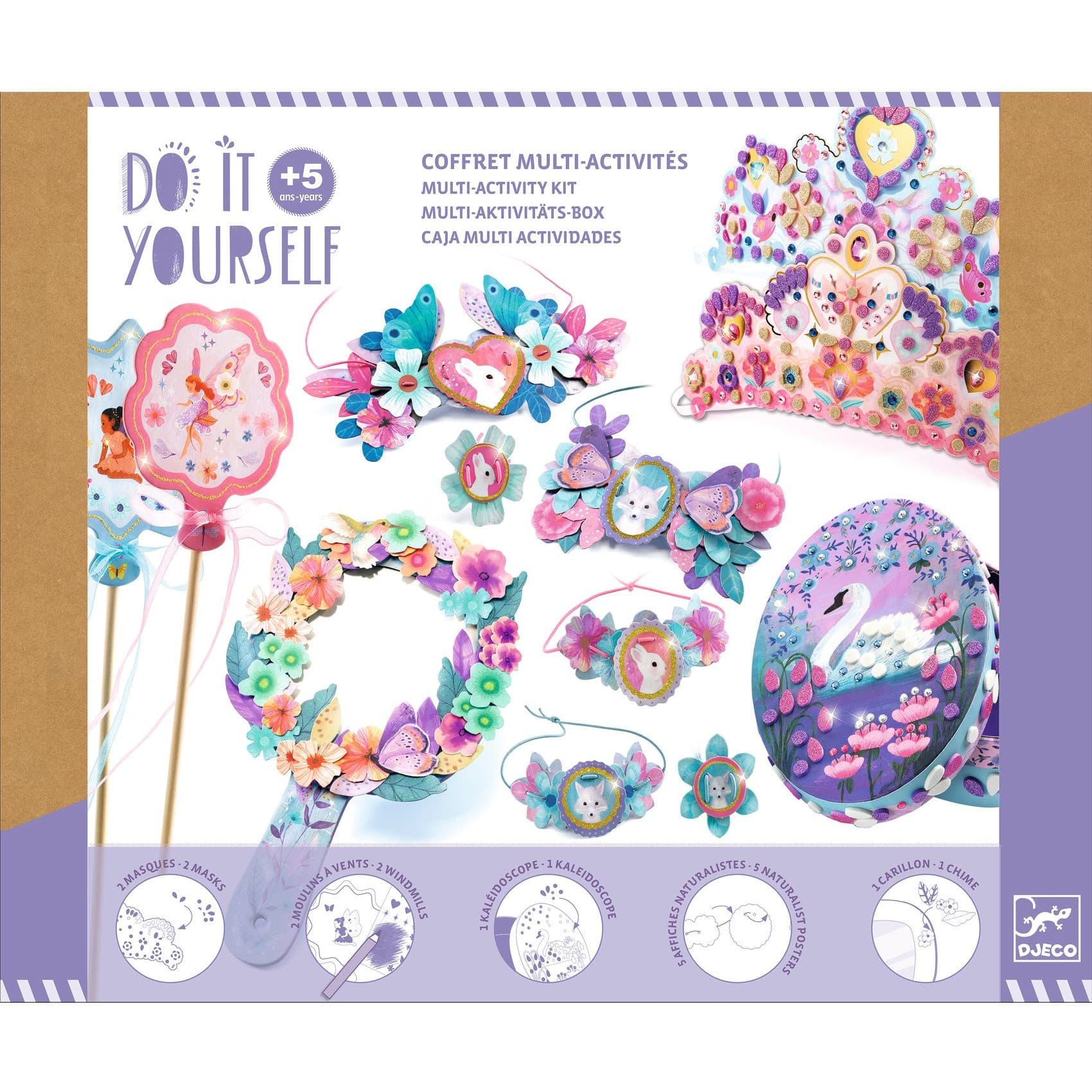 Djeco Diy Coffret multiactivités Nymphea