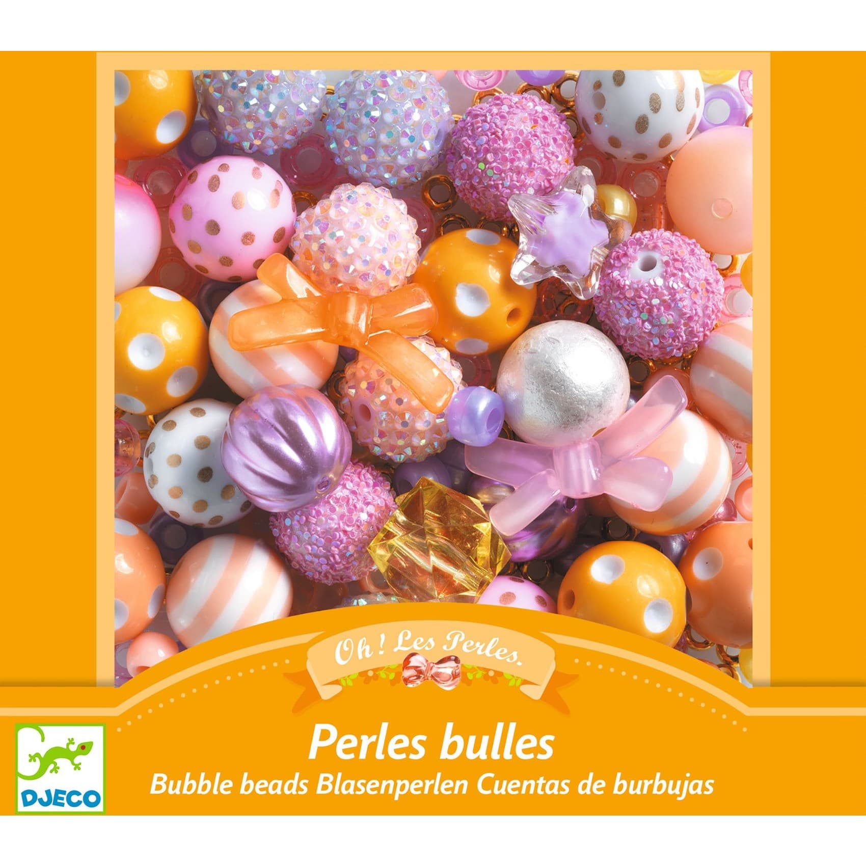 Djeco Foison de perles Bulles or