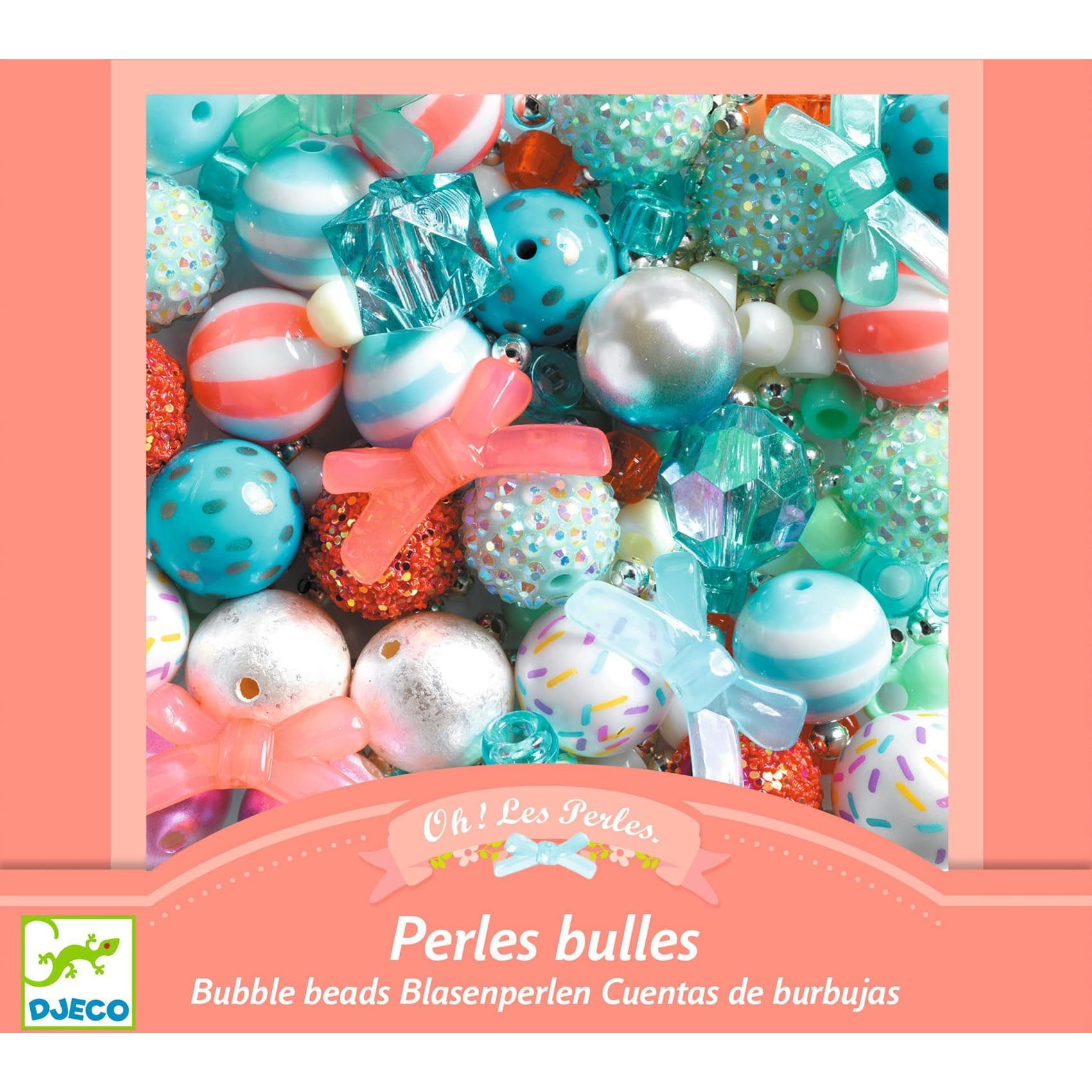 Djeco Foison de perles Perles bulles Argent