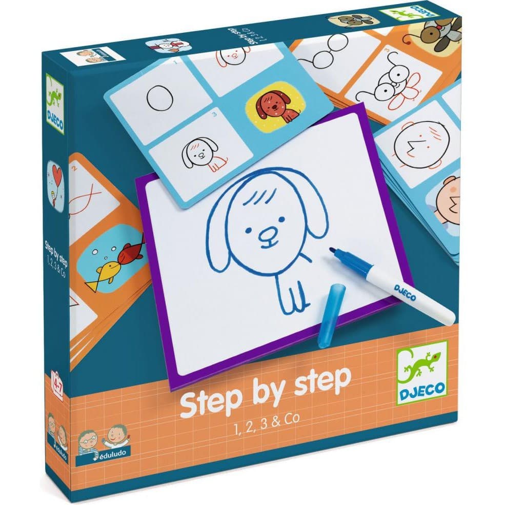 Djeco Eduludo Step by step 1,2,3 & Co