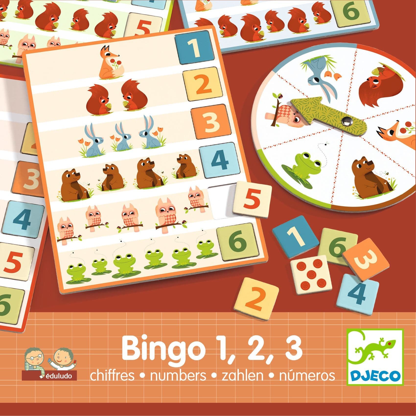 Djeco Eduludo Bingo 1,2,3 chiffres