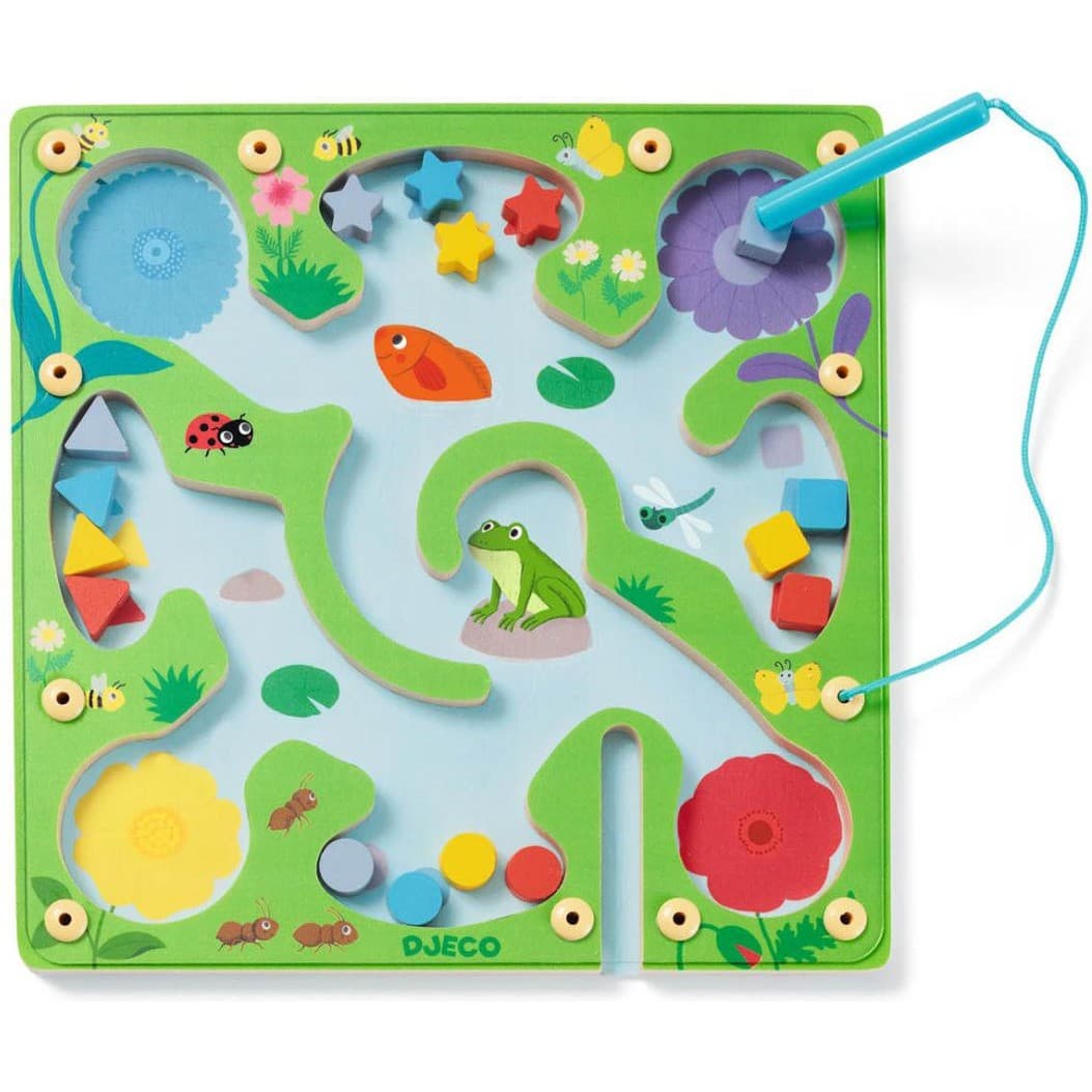Djeco Jeux éducatifs bois FrogyMaze