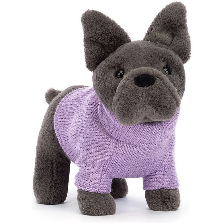 Jellycat Doudou chien Bulldog Purple